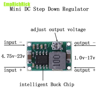 ตัวแปลงโวลต์ 3A มินิ Dc-Dc 5V-23V ถึง 3.3V 6V 9V 12V