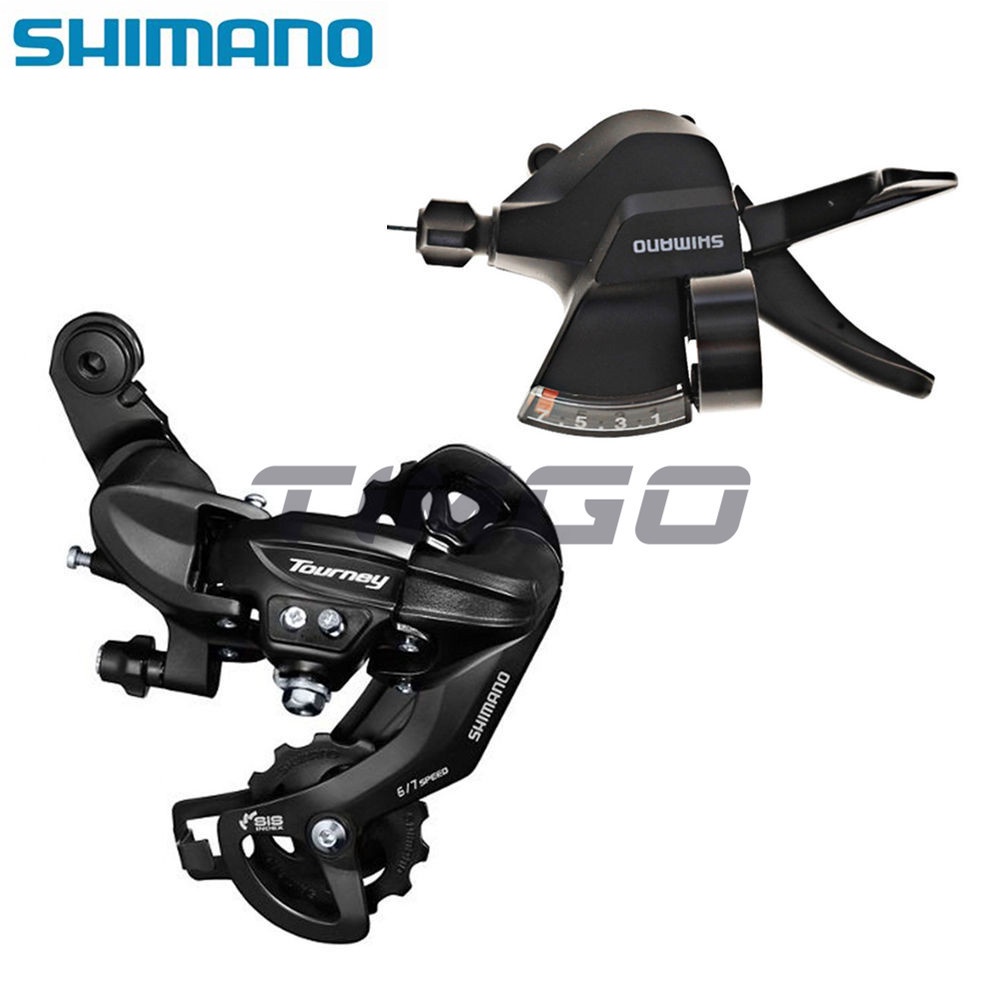 ชุดเกียร์ Shimano Tourney 17 สปีดสำหรับจักรยาน MTB พร้อมสลิเดอร์ขวา SL-M315 และ derailleur ท้าย RD-T