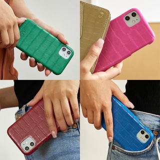 (โค้ด8MUSE65ลด65.-)(11 Series) MUSE Croc Phone Case COLORFUL Tone