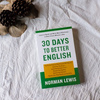 วรรณกรรม ฉบับภาษาอังกฤษ "Thirty Days to Better English " "30 Days to Better English"