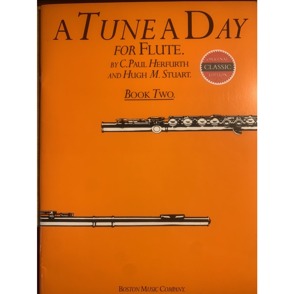 หนังสือเรียนดนตรี A TUNE A DAY FOR FLUTE BOOK TWO