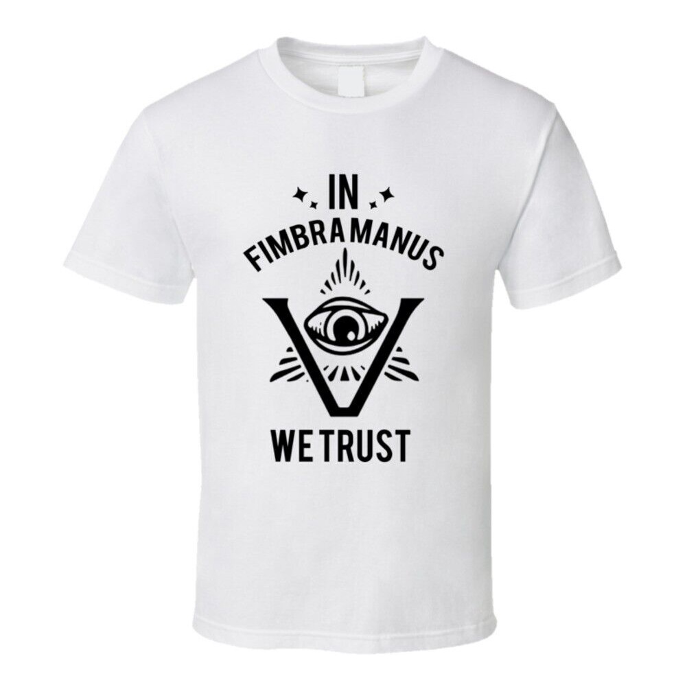 ในเสื้อยืด Fimbra Manus We Trust The Pentaverate