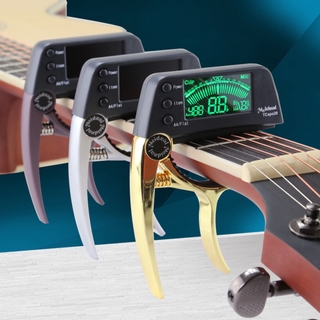 Capo tuner เครื่องตั้งสายกีตาร์ ที่ตั้งสาย อุปกรณ์ตั้งสายกีตาร์ คาโป้ เพิ่มความสะดวกในการตั้งสาย-คาโป้ไว้ในอุปกรณ์เดียว