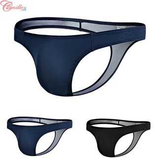 CAMILLES - -Underpants Bikini Breathable Bulge pouch Comfy Elastic G-string Knickers-【Mens-fashion】