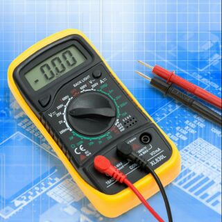 Digital LCD Multimeter เครื่องวัดแรงดันไฟ วัดกระแสไฟ วัดค่าความต้านทาน