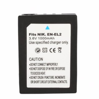 EN-EL2 แบตเตอรีกล้อง Nikon EN-EL2 BATTERY FOR NIKON COOLPIX 35002500 NIKON COOLPIX SQ #181