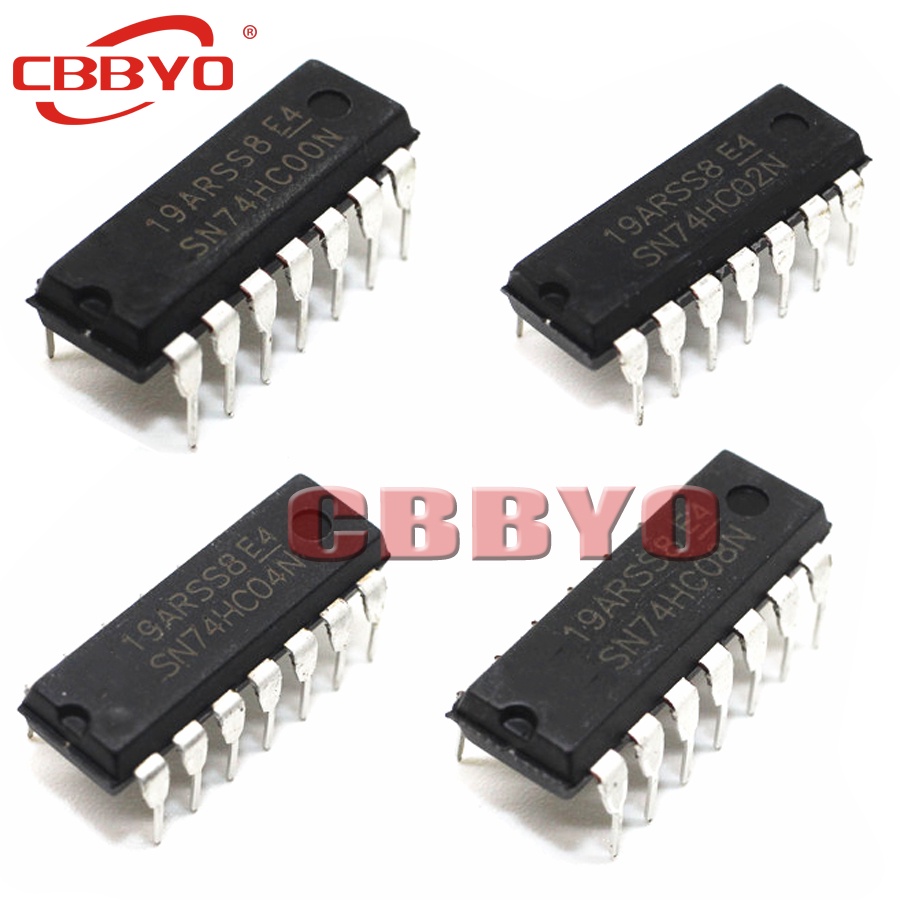 10PCS SN74HC00N DIP 74HC00 DIP-14 SN74HC02N SN74HC04N SN74HC05N SN74HC08N SN74HC10N 74HC02 74HC04 74