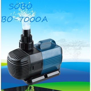 SOBO BO-7000A ปั๊มแปลงความถี่ตู้ปลากรองปั๊มจุ่ม BO-3800A ซีรีส์ปั๊มน้ำเงียบพิเศษบ่อปลาบ่อกรองการไหลเวียน