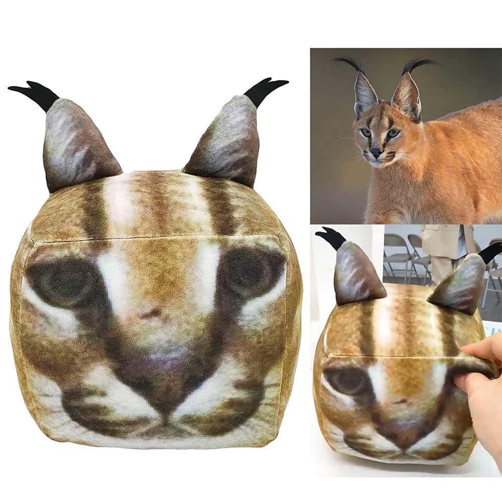 Blazetech Raise A Floppa ของเล่นตุ๊กตานุ่มของเล่นเด็กตุ๊กตาหมอนตกแต่งบ้าน Square Cat Floppa ตุ๊กตาของเล่น