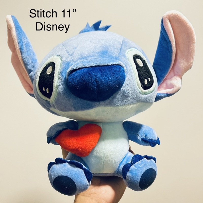 #ตุ๊กตา #สติช #Lilo &amp; #Stitch #ขนาด11นิ้ว #น่ารักมากๆ #ป้ายดิสนีย์ #Disney #สภาพสมบูรณ์ #ลิขสิทธิ์แท้ #สติทช์ #ถือหัวใจ