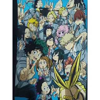 เสื้อยืด มือสอง ลายการ์ตูน My hero academia สวยจัด อก 42 ยาว 29