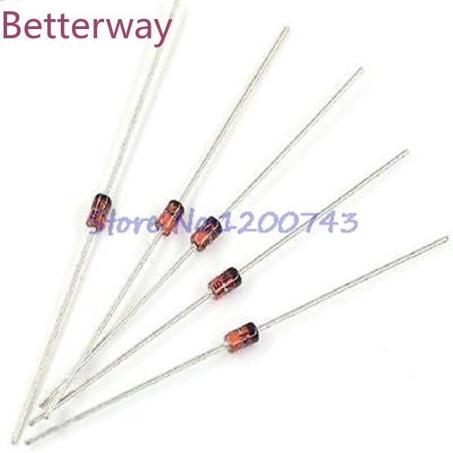 100pcs 1W Zener ไดโอด DO-41 3V 3V3 3V6 3V9 4V3 4V7 5V1 5V6 6V2 6V8 7V5 8V2 9V1 10V 11V15V7N 1A7N 1A 