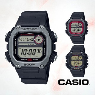 CASIO นาฬิกาข้อมือผู้ชาย สายเรซิน สีดำ รุ่น DW-291,DW-291H,DW-291H-1B,DW-291H-1A,DW-291H-9A