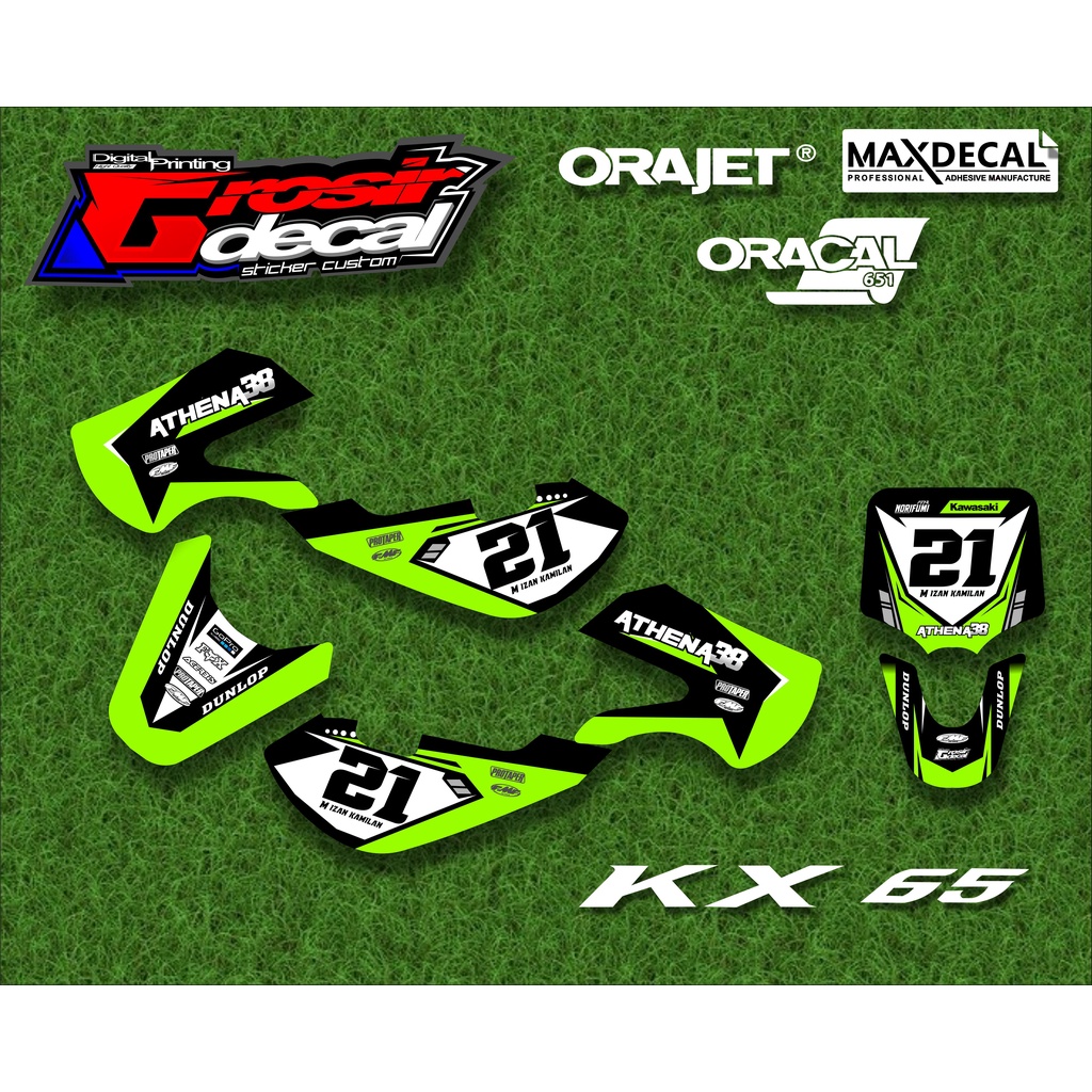สติ๊กเกอร์รูปลอก KX 65 Full Body Free สติ๊กเกอร์แบบกําหนดเอง KX 65 Full Body