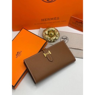 Hermes wallet (เย็บเครื่อง) Size 17cm