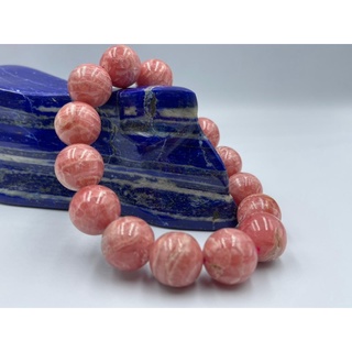 โรโดโครไซต์ Rhodochrosite bead bracelet