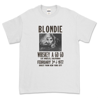 เสื้อยืดวินเทจเสื้อยืด พิมพ์ลายโปสเตอร์ BlondieS-4XL