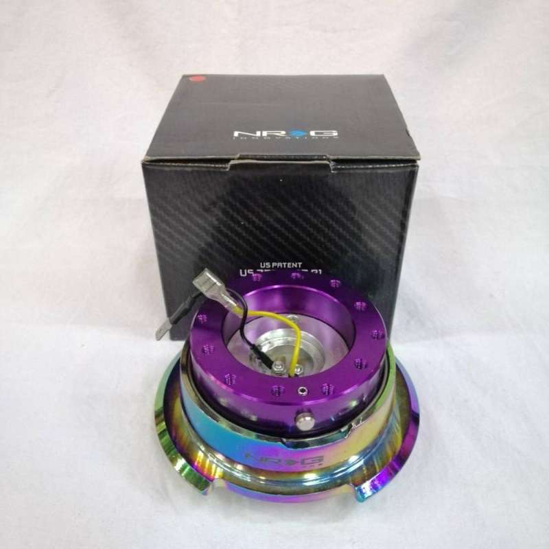 คอเสริมใส่พวงมาลัยแต่งแบบถอดได้ NRG สีม่วง