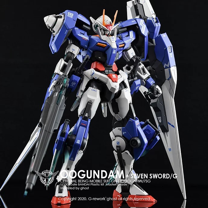 Water Decal [MG] OO GUNDAM [ SEVEN SWORD ] แท้จาก G-Rework