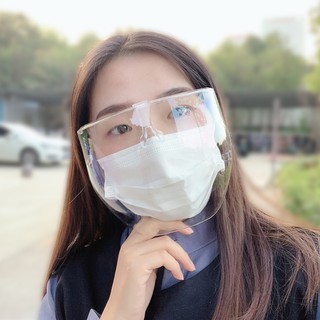 24H Ship face shield ใส face shield แว่น✧หน้ากากเซฟตี้ หน้ากากใส หน้ากากนิรภัย หน้ากากตัดหญ้า หน้ากากกันสะเก็ด กันกระ