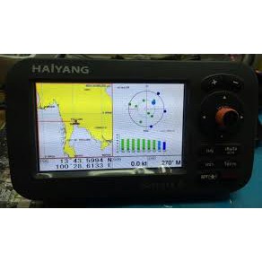 GPS ดาวเทียม+ ซาวเดอร์ เครื่องหาปลา HAIYANG HD-50CFจอ5"พร้อมหัวดาว​ และ​หัวซาวเดอร์​ สายไฟอุปกรณ์ครบชุด