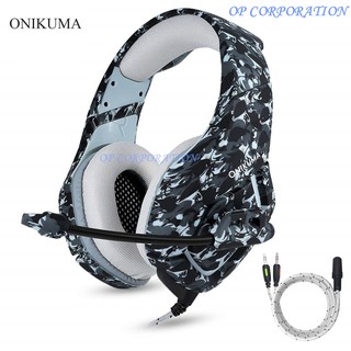 Onikuma K1-B หูฟังเกมมิ่ง Gaming Headset -3.5mm Earphones Mic Wired Stereo for PC/ Xbox One/PS4/CF/Laptop/Smartphone