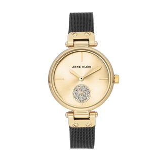 Anne Klein AK/3001CHBK Dress Watch นาฬิกาข้อมือผู้หญิงสีดำ