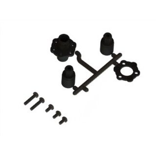 3Racing SAK-D134 PLASTIC SOLID AXLE FOR SAKURA D3