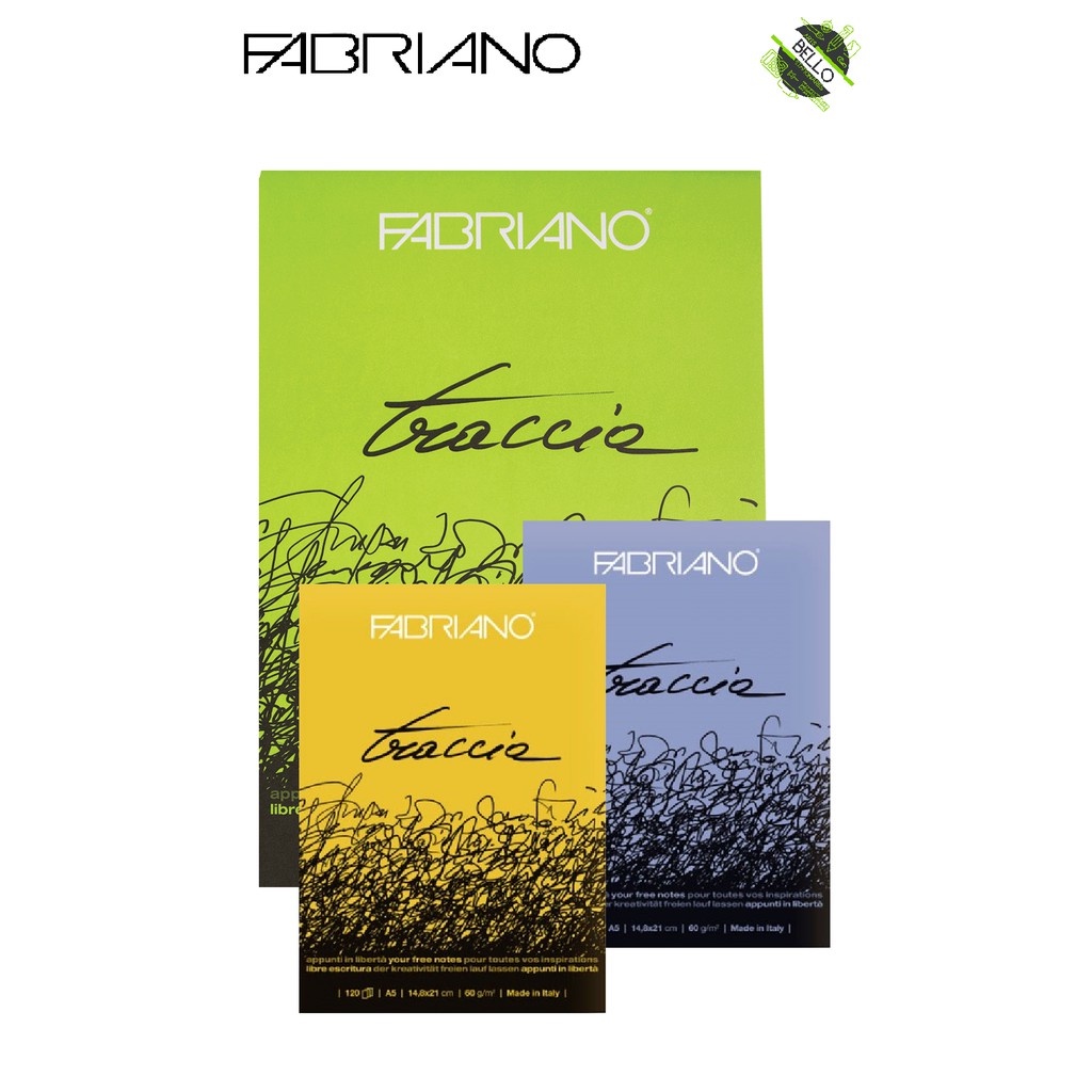 Fabriano Tracia 60gsm 120 แผ่น A5 / A4