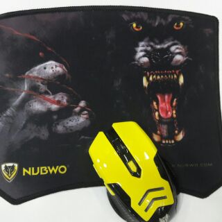 แผ่นรองเมาส์ Nubwo Mouse Pad แผ่นรองเมาส์