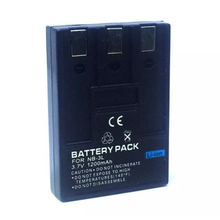 แบตเตอรี่กล้อง แคนนอน Battery รุ่น NB-3L 1200mAh For Canon(Black)