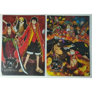 แฟ้มสอดขนาด A4  💥ONE PIECE FILM💥 สินค้าลิขสิทธิ์แท้ พร้อมส่ง