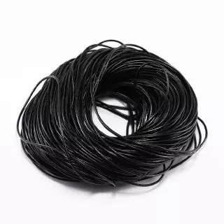 ST.KUNKKA 2-5M เชือกหนังวัวแท้ สำหรับทำเครื่องประดับ ขนาด 1- 6 มม. 3 สีสายเชือกหนังวัว ทรงกลม ขนาด