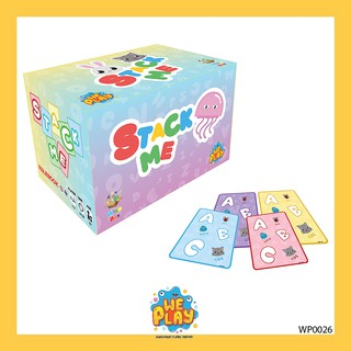 STACK ME บอร์ดเกม Boardgame ที่ดีที่สุดสำหรับเด็ก  เกมเรียงลำดับตัวอักษรภาษาอังกฤษ แยกสี ฝึกประสาทสัมผัส สมาธิ อังกฤษ