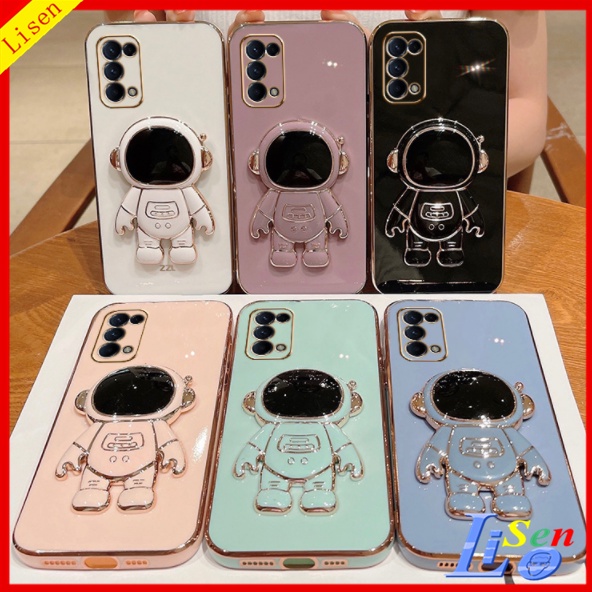 เคสrealme 7 5g 5 Pro 5i 5S C3 XTนักบินอวกาศขาตั้งเคสโทรศัพท์YHY