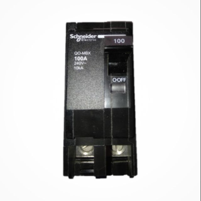 เมน เบรกเกอร์ square d หรือShneider(รุ่นเก่า)#รุ่นQO-MBX ขนาด100 แอมป์ 2 โพล Shneider หรือ square d 