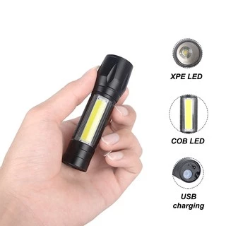 ไฟฉายแรงสูง ไฟฉาย ไฟฉายซูมได้ ปรับโมดได้ 3 แบบ USB RAYPAY ไฟฉายพกพา No. APL513