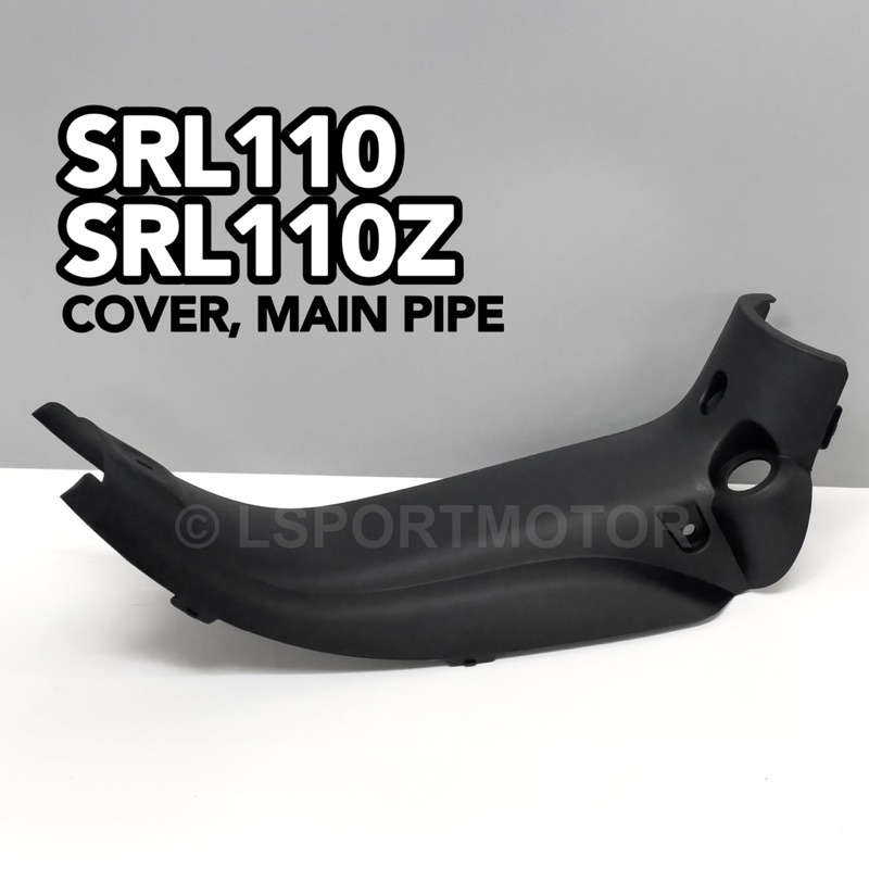 LAGENDA SRL110 / SRL110Z COVER, MAIN PIPE (MATTE BLACK) 5TF-F842M-00 YAMAHA LAGENDA110Z INNER FRONT 