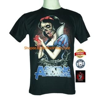 เสื้อวง Asking Alexandria เสื้อไซส์ยุโรป แอสกิงอะเล็กซานเดรีย PTA1538 เสื้อวงร็อค เมทัล สากล