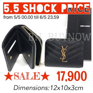 ♦️ 5.5 Shock Price ♦️ YSL zip around wallet