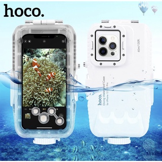 พร้อมส่ง Hoco 40M/130ft เคสกันน้ำดำน้ำถ่ายภาพใต้น้ำสำหรับ 12 12Pro สูงสุด 12 Pro max