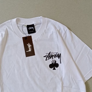 เสื้อยืด เสื้อยืด พิมพ์ลายโลโก้ Stussy คุณภาพพรีเมี่ยม นําเข้า 7CQo