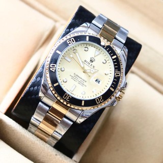 Rolex Submariner นาฬิกาข้อมือ สายโซ่ ฟรีกล่อง สําหรับผู้ชาย