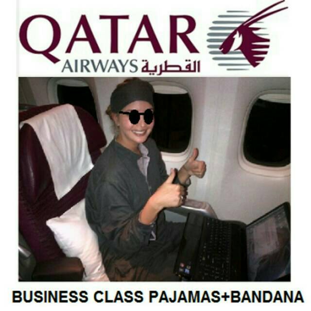 ชุดนอนสําหรับ UNISEX FROM BUSINES CLASS QATAR AIRWAYS