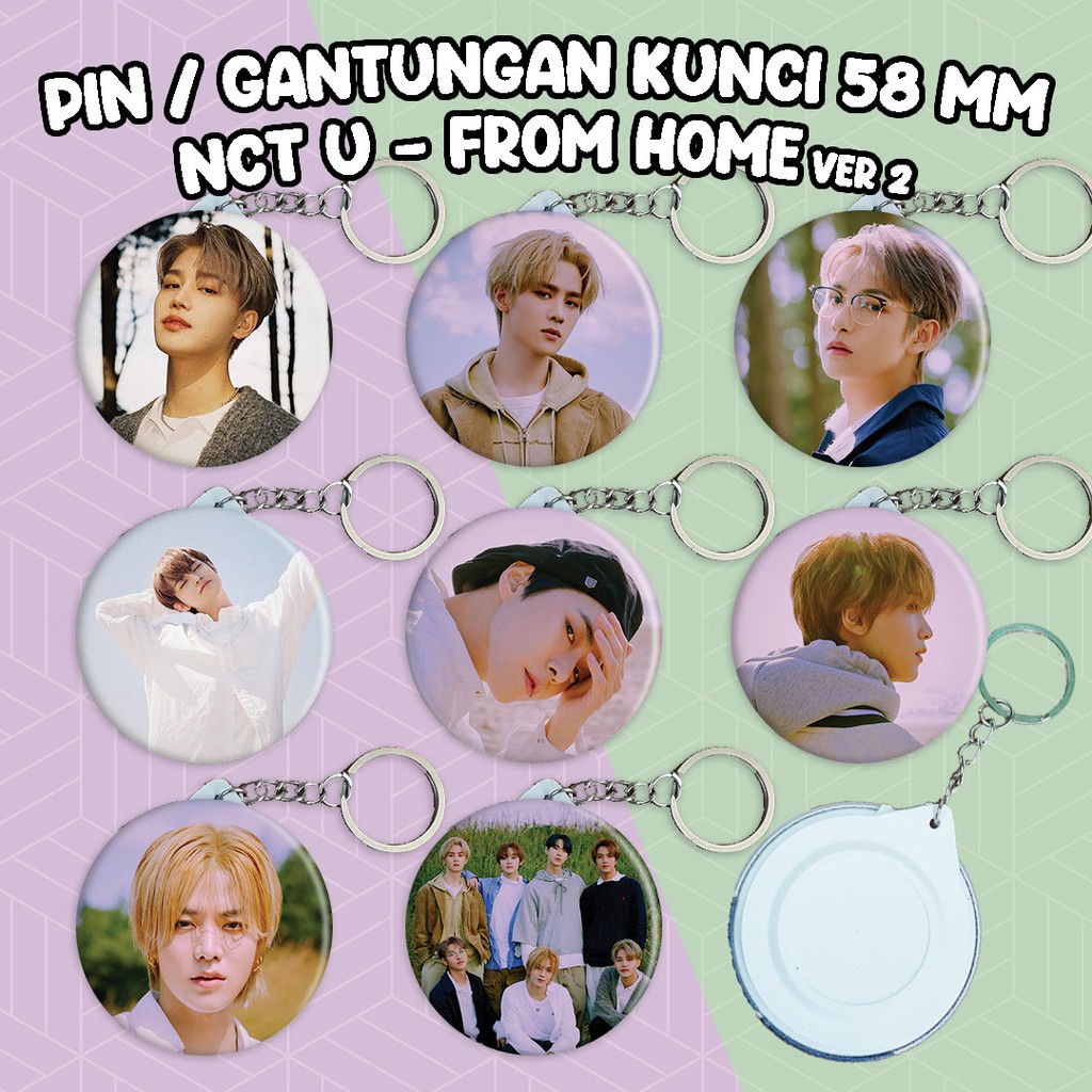 GANTUNGAN Pin / พวงกุญแจ 58 NCT U จาก Home version 2 - สินค้า KPOP Unofficial NCTzen Ganci
