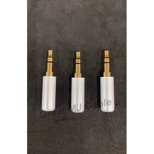 หัวแจ็ค 3.5 มม. รุ่นมุกเล็ก หัวแจ็คสเตอริโอ 3.5มม หัวแจ็ค TRS AUX PHONE 3.5mm ปลั๊กTR STEREO 3.5mm