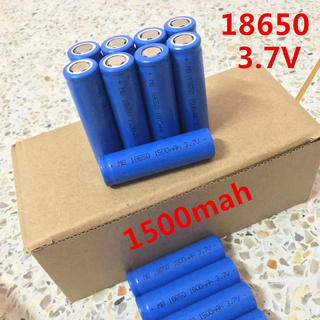 ถ่านชาร์จ Li-ion 3.7V รุ่น 18650 ความจุ 1500mAh ถ่านอเนกประสงค์ ใช้กับ พัดลมพกพา ไฟฉาย อุปกรณ์ไฟฟ้า（MB）