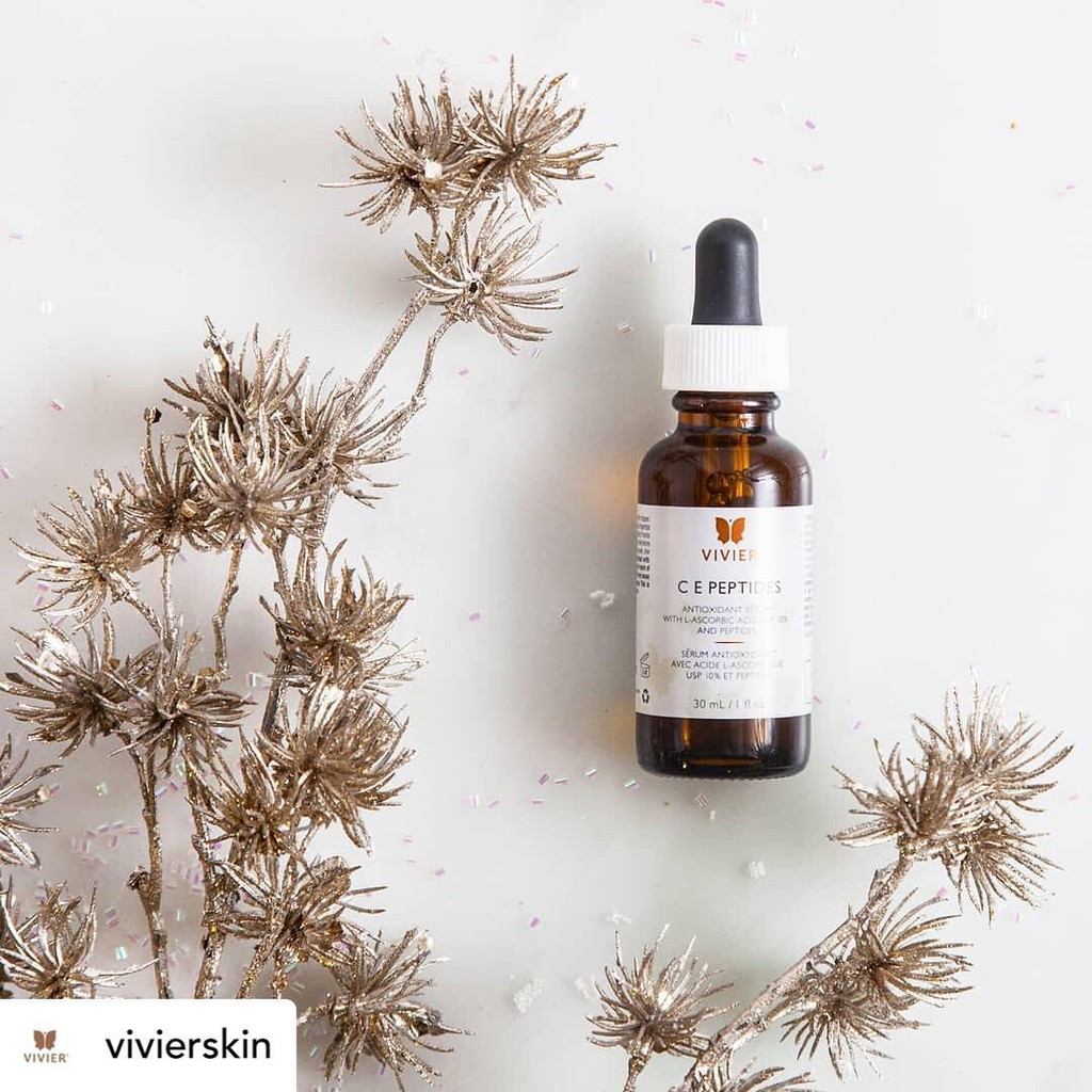 VivierSkin C E Peptides Serum 3.75ml ( vivier เพื่อผิวหน้าที่ขาวกระจ่างใส เรียบเนียนลดริ้วรอย