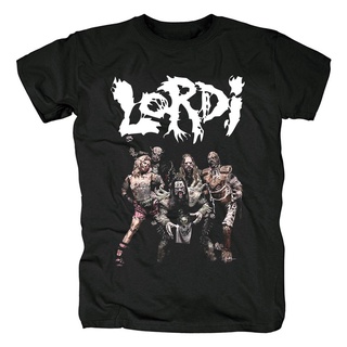 เสื้อยืด พิมพ์ลายวงดนตรี Finland และ Finland Lordi สไตล์ยุโรป สําหรับผู้ชาย