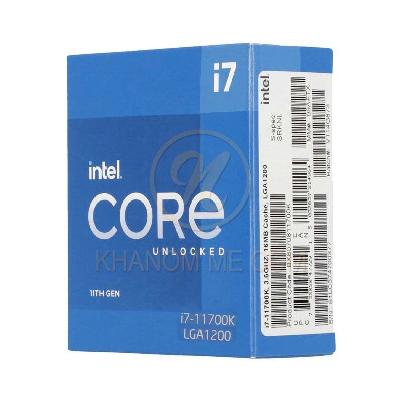 CPU INTEL CORE I7 - 11700K LGA 1200 NO CPU COOLER